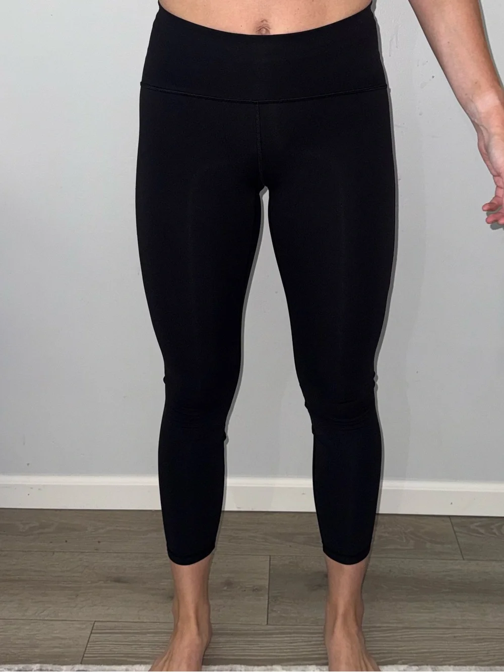 lululemon athletica Black Mesh-Panel Leggings